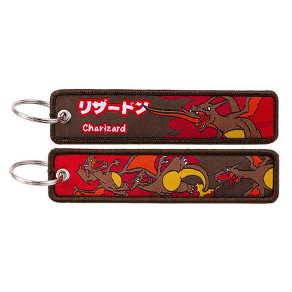 Anime Elf Monster Embroidery Keychain – Bag & Backpack Charm