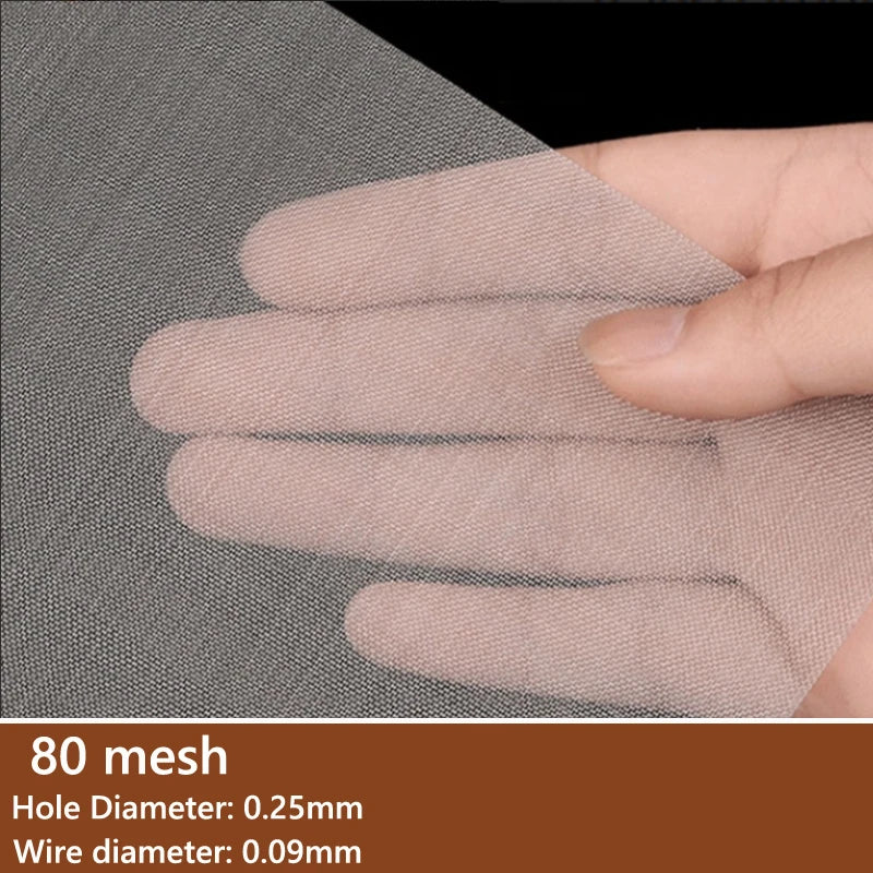 304 Stainless Steel Wire Mesh Filter Screen – 4 to 500 Mesh
