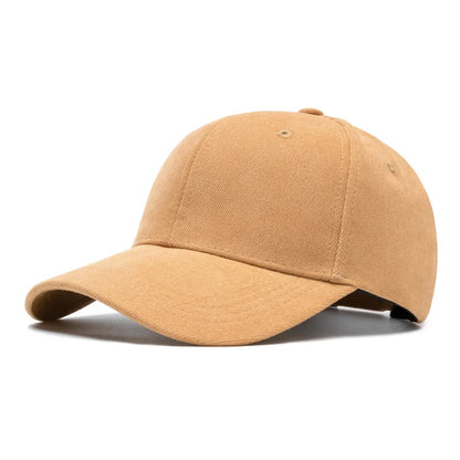 Unisex Adjustable Baseball Cap – Solid Retro Snapback Hat for Men & Women