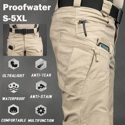 Men's Tactical Cargo Pants – Waterproof Outdoor Hiking Trousers