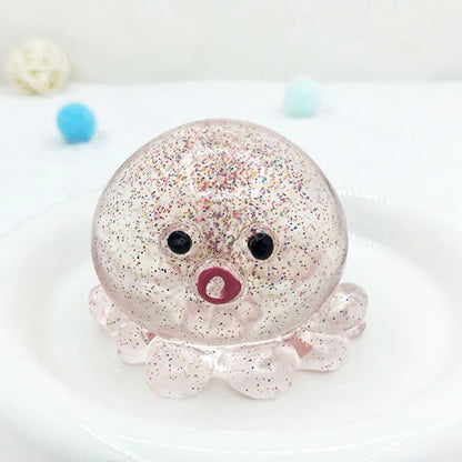 Bubble Octopus Squishy Stress Relief Toy – Slow Rise Squeeze Ball