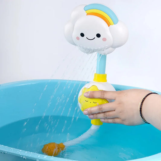 Baby Bath Toy Cloud Shower Sprinkler – Water Spray Faucet for Kids