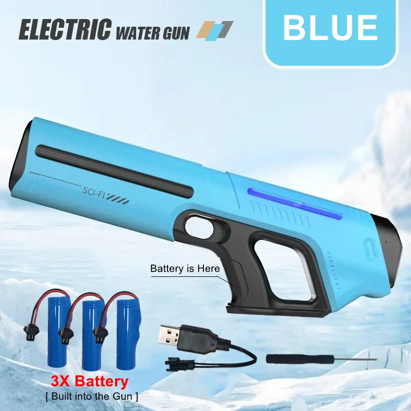 Electric Water Gun for Adults – Powerful Automatic Squirt Blaster