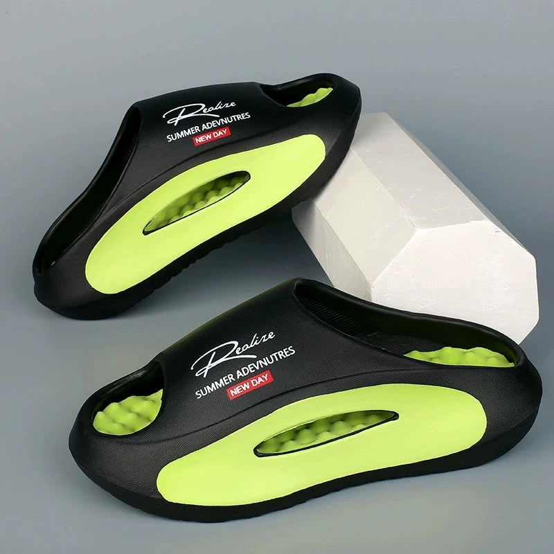 EVA Slide Sandals – Futuristic Cutout Design for Men & Women