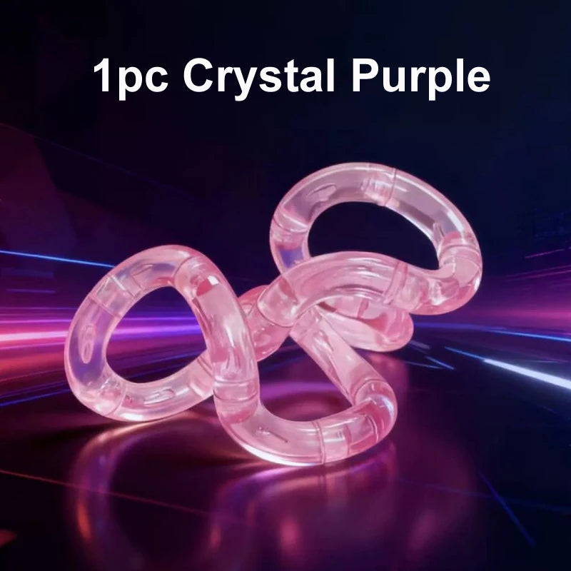 Crystal Twist Fidget Toy – Deformable Rope Stress Relief (1/3/5 Pack)