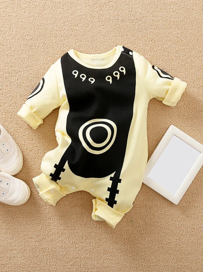 Baby Anime Costume Romper Long Sleeve Cotton Bodysuit