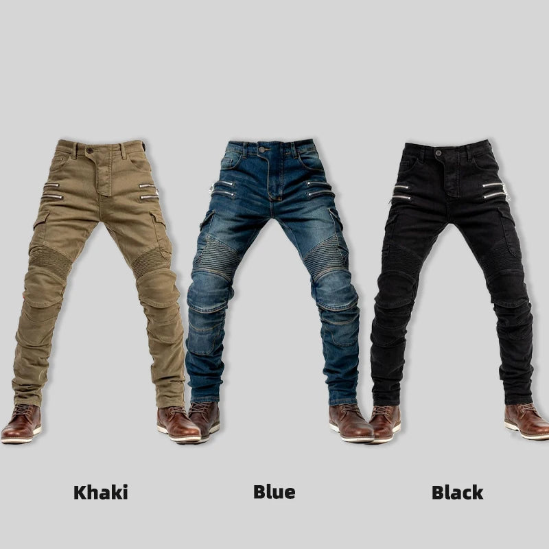 Motorcycle Riding Pants with CE Level 2 Armor Pads – Men & Women