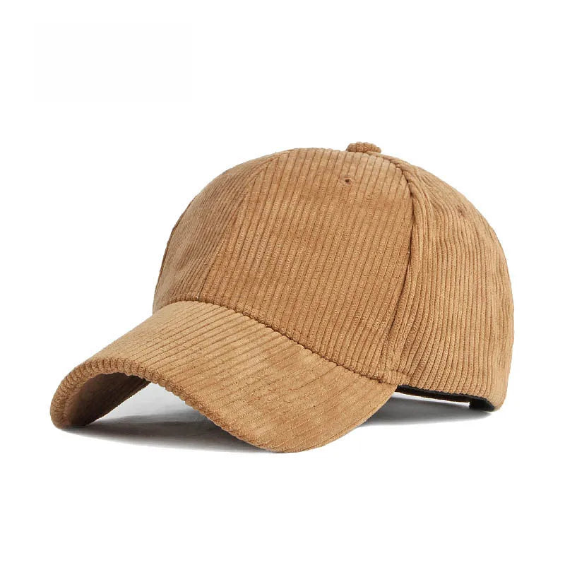 Unisex Adjustable Baseball Cap – Solid Retro Snapback Hat for Men & Women