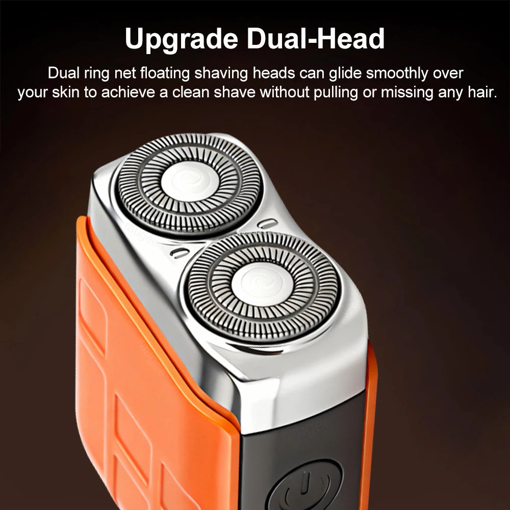 Mini Electric Shaver for Men – Dual-Head Rechargeable Portable Razor