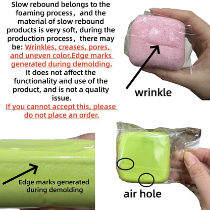 Square Bread Squishy Toy – Slow Rising Stress Relief Fidget