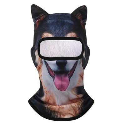3D Cat Animal Balaclava Full Face Mask for Skiing & Motorcycle