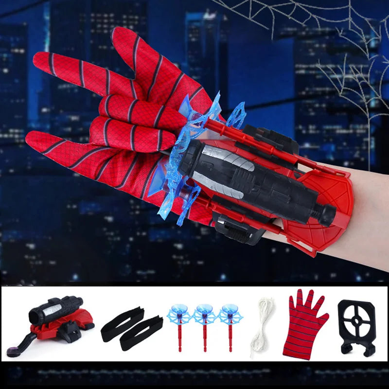 Spider-Man Web Shooter Glove Launcher Toy – Superhero Cosplay Set