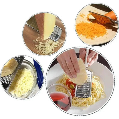 Stainless Steel Handheld Cheese Grater – Multi-Purpose Kitchen Food Grater