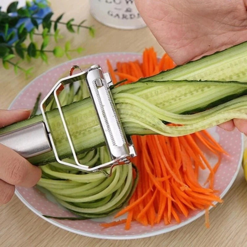 4-in-1 Stainless Steel Vegetable Peeler & Julienne Slicer