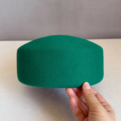 Women's Wool Felt Beret Hat – Dome, Pillbox & Fascinator Styles