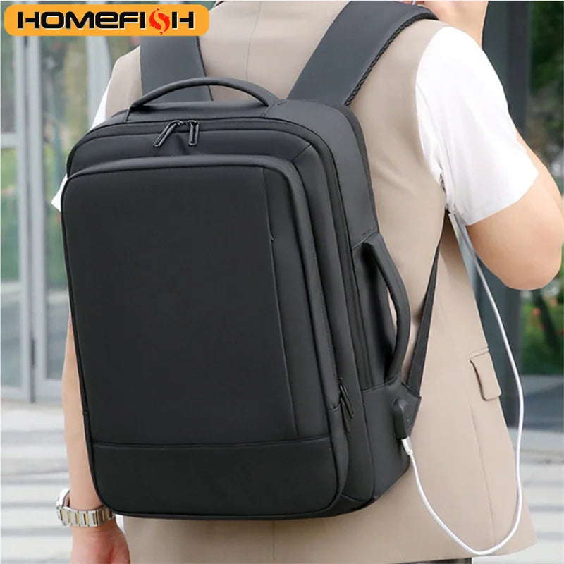 Multifunctional Business Laptop Backpack – Large Capacity for Men