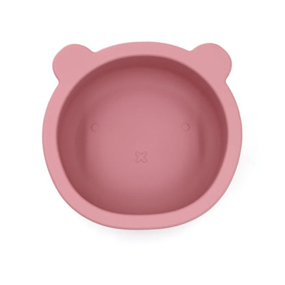 Bear Silicone Baby Feeding Bowl with Suction – 300ml
