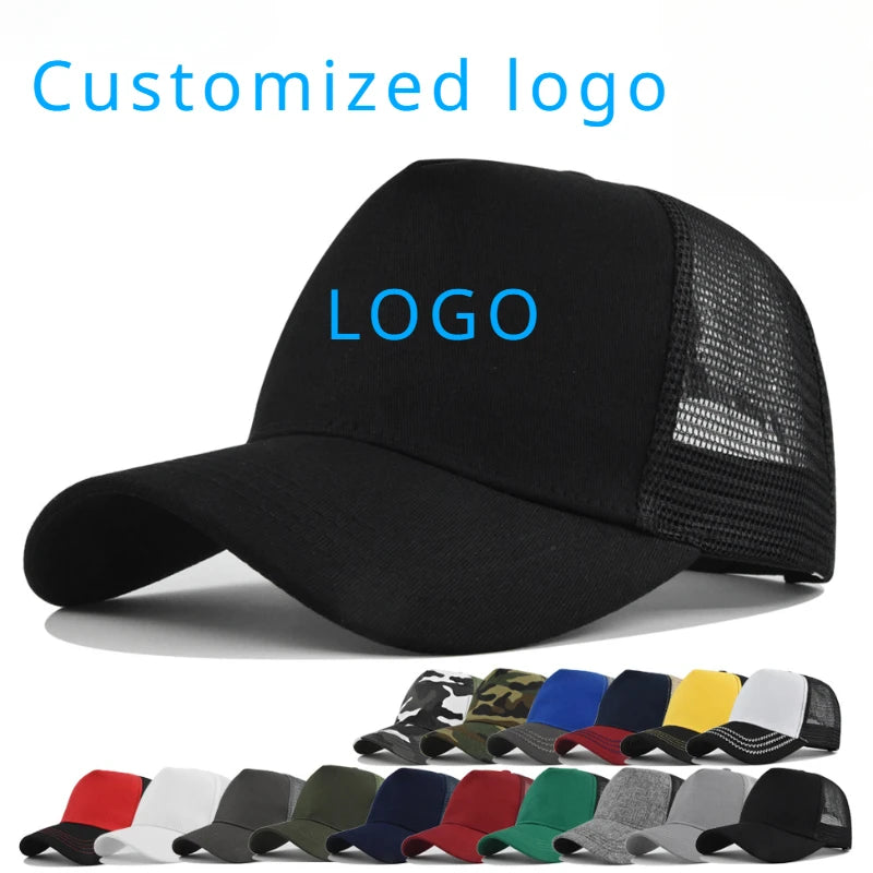 5-Panel Mesh Trucker Cap – Breathable Baseball Hat for Men & Women