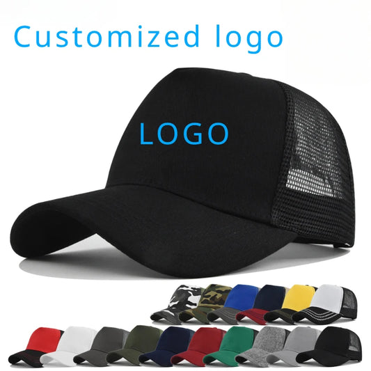 5-Panel Mesh Trucker Cap – Breathable Baseball Hat for Men & Women