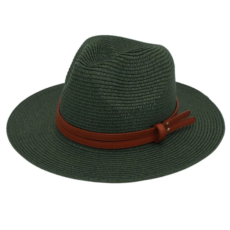 Panama Straw Sun Hat – Unisex Wide Brim Beach Hat