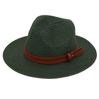 Panama Straw Sun Hat – Unisex Wide Brim Beach Hat