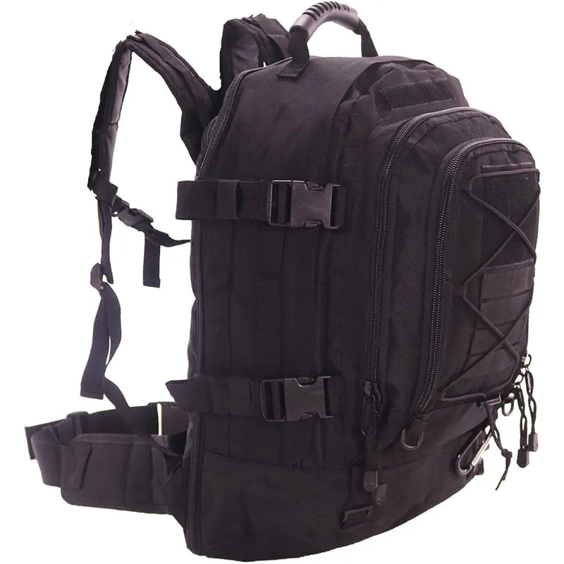 60L Military Tactical Backpack MOLLE Army Rucksack for Hiking & Camping