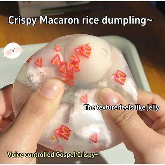 Squishy Stress Relief Ball – Crispy Squeeze Decompression Toy for Adults & Kids