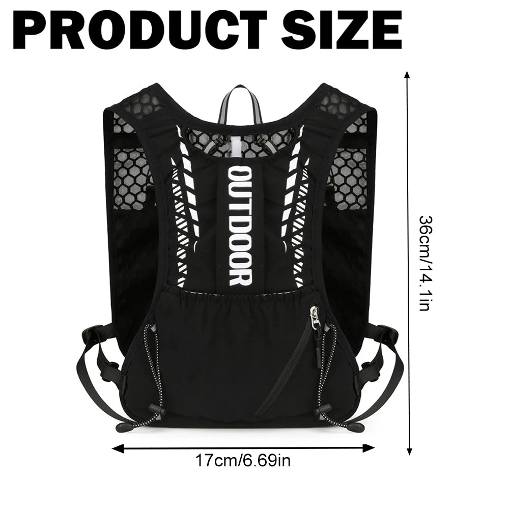 Hydration Running Vest – Lightweight Daypack for Trail & Cycling