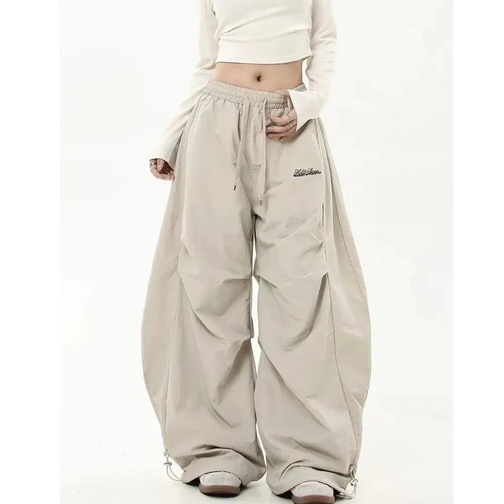 Parachute Pants Women – Y2K Baggy Wide Leg Joggers