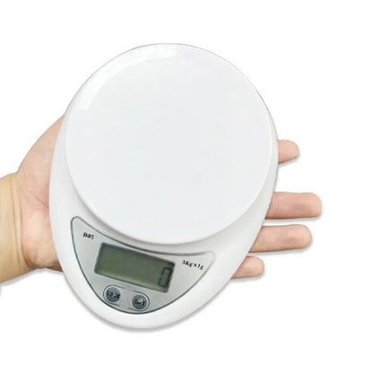Digital Kitchen Scale 5kg – Portable Food Weight Scale