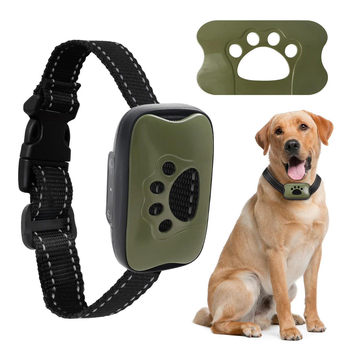 Ultrasonic Anti-Bark Dog Collar – USB Rechargeable Training Device
