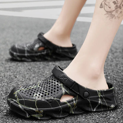 Plus Size Beach Clogs – Breathable EVA Sandals for Men & Women