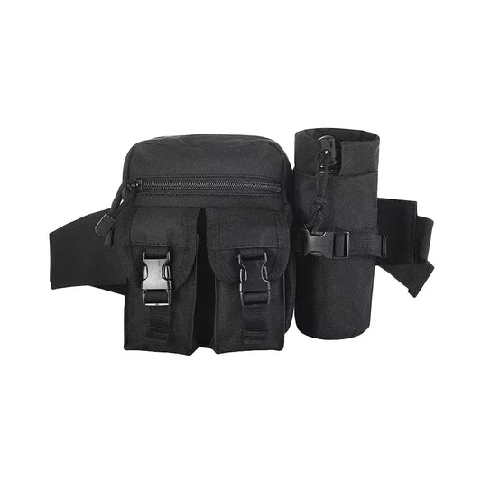 Tactical Waist Bag with Detachable Water Bottle Holder