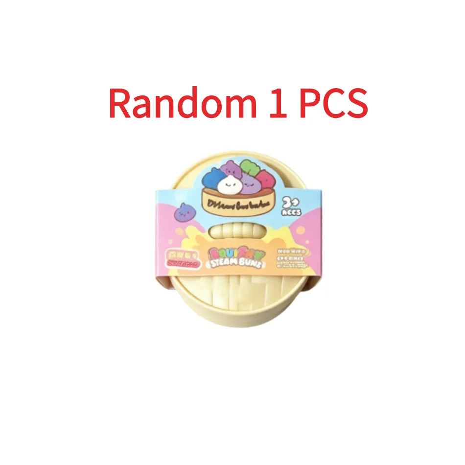 Squishy Dumpling Blind Box Stress Relief Toy – Colorful Anti-Anxiety Fidget