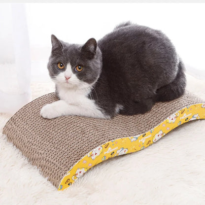 Cat Scratch Pad – Corrugated Cardboard Scratcher for Sofa & Claw Sharpening