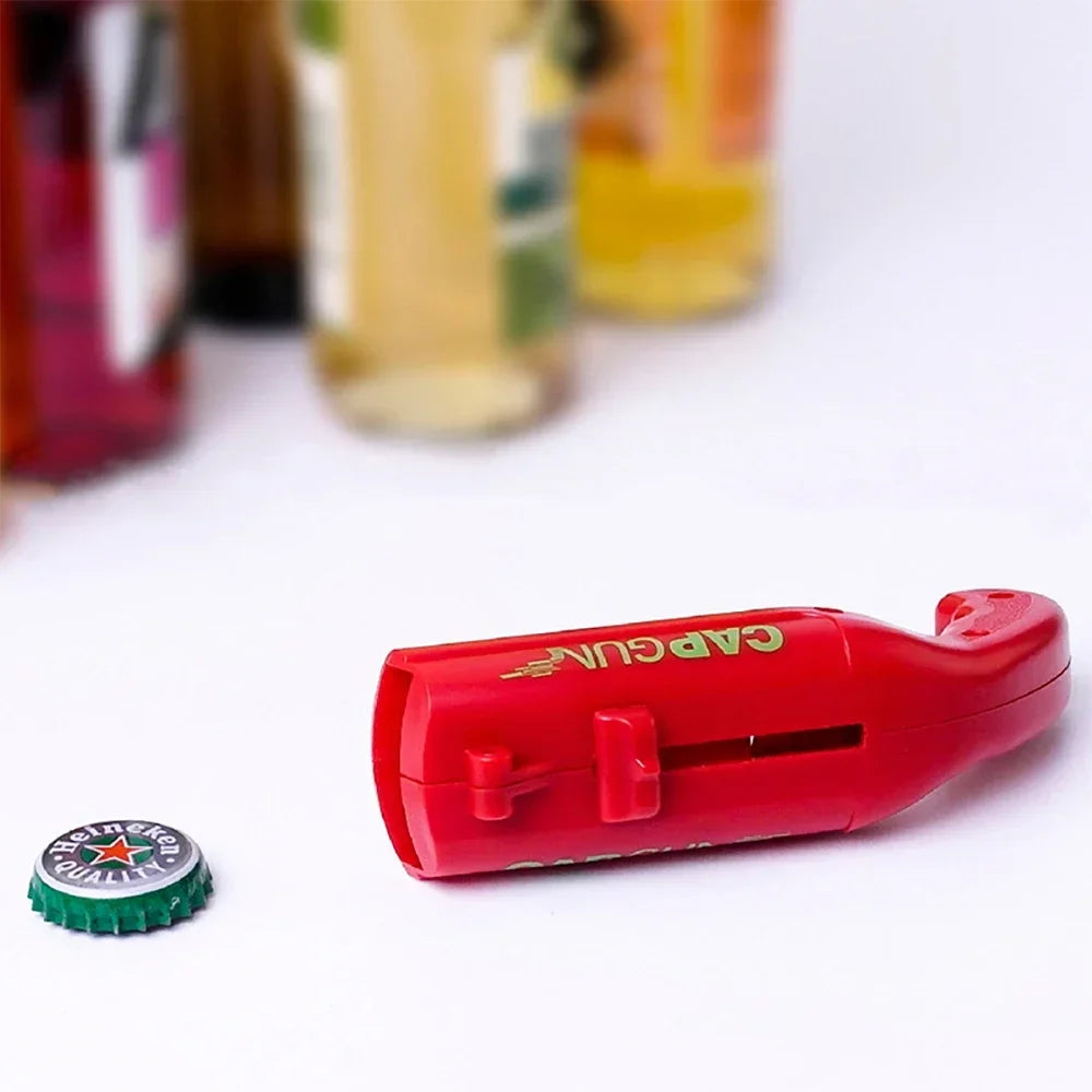 Cap Gun Bottle Opener – Fun Beer Cap Launcher