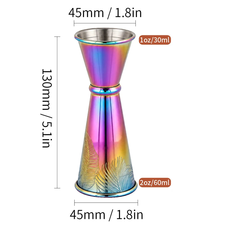 Stainless Steel Double Jigger – 30ml/60ml Cocktail Measure Cup