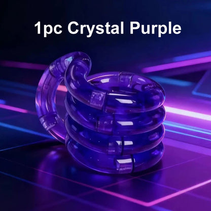 Crystal Twist Fidget Toy – Deformable Rope Stress Relief (1/3/5 Pack)