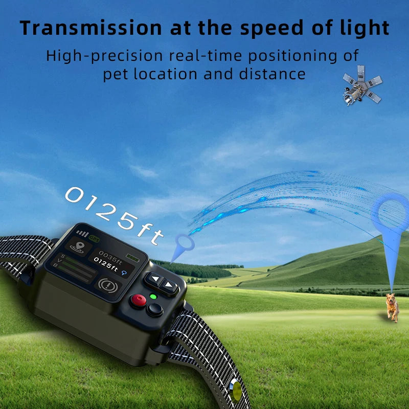 GPS Wireless Dog Fence Containment System – Waterproof Outdoor Anti-Loss (ZF500)