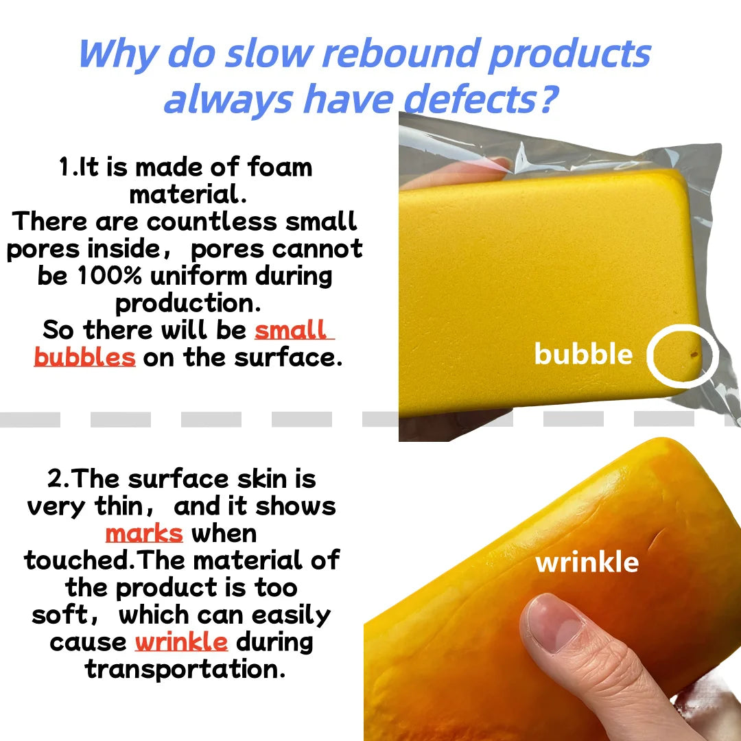 Squishy Bread Slow Rising Stress Relief Fidget Toy