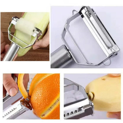 Stainless Steel Double-Head Vegetable & Fruit Peeler