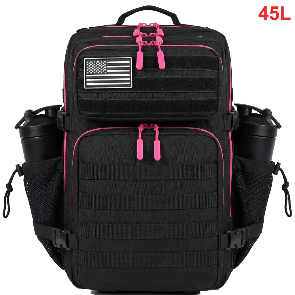 45L Tactical Backpack – Waterproof MOLLE Gym & Hiking Bag