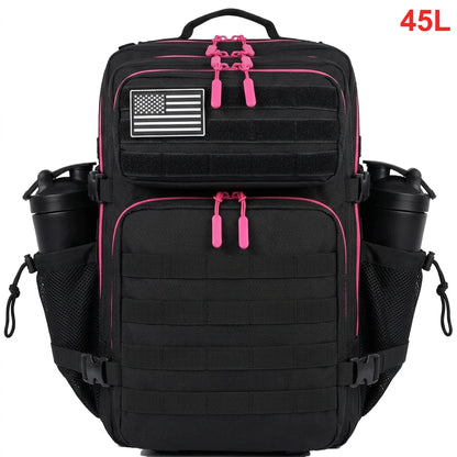 45L Tactical Backpack – Waterproof MOLLE Gym & Hiking Bag