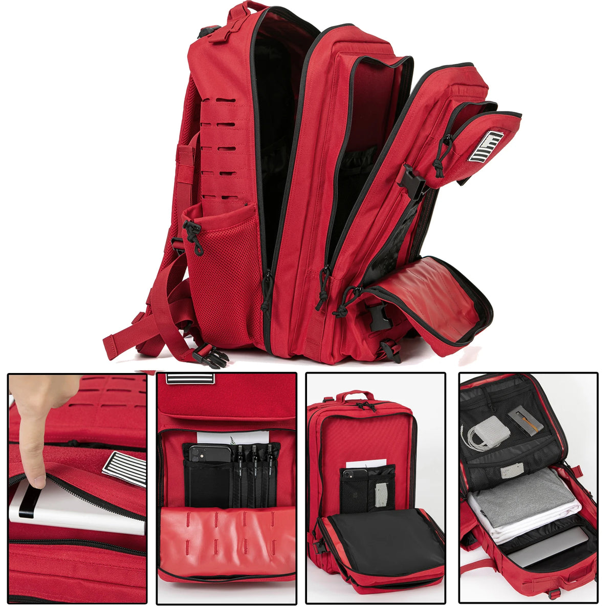 Tactical MOLLE Backpack – 25L & 45L Hiking Rucksack
