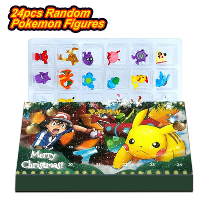 Pokemon Mini Figures Advent Calendar Gift Box – Pikachu & Friends Christmas Toy Set