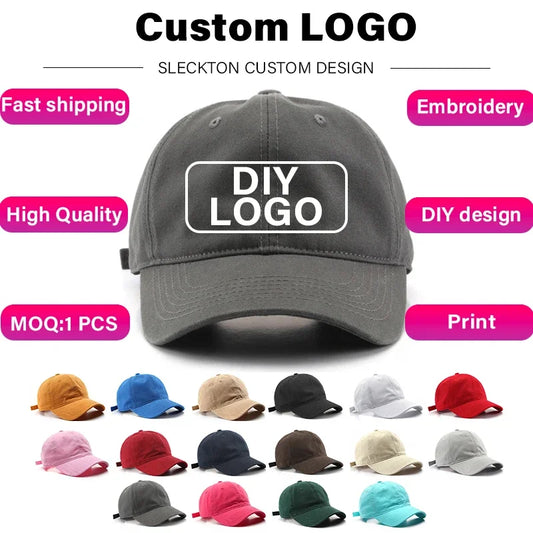 Custom Baseball Cap – Embroidery & Print Logo, Wholesale