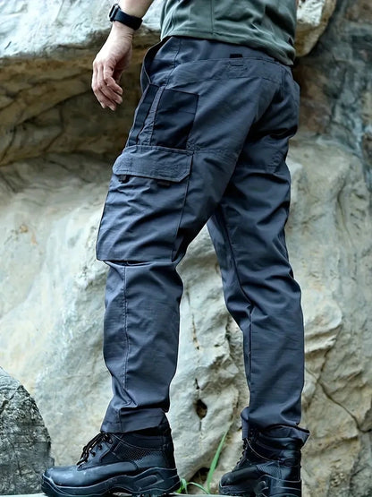 Men's Tactical Cargo Pants – Waterproof Multi-Pocket Combat Trousers