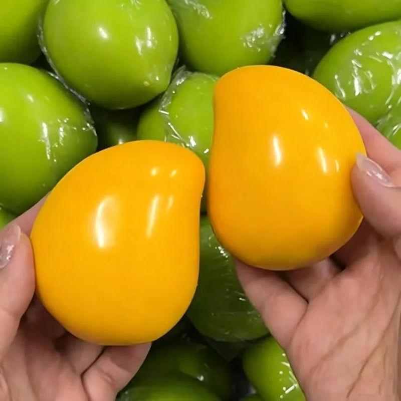 Mango Stress Ball Squishy Fidget Toy – Crunchy ASMR