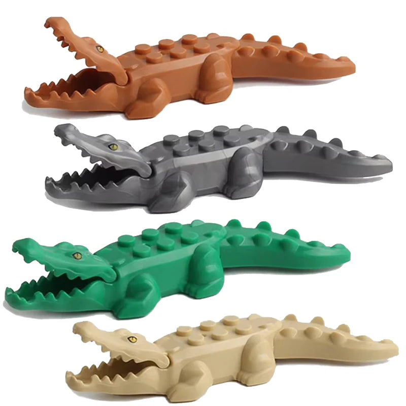 Animal Building Block Mini Figures – MOC Zoo & Farm Creatures Set for Kids