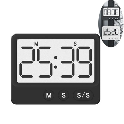 Digital Kitchen Timer with Large LCD Display & Magnetic Back